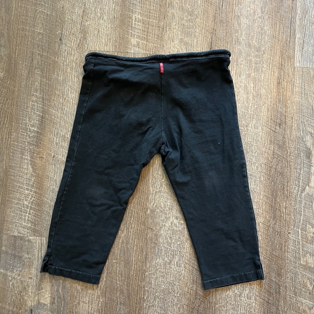 Hard Tail Black Drawstring Capris - image 2